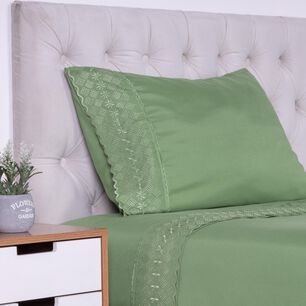 Juego De S&aacute;banas Casaideal Agustina / 1.5 Plazas