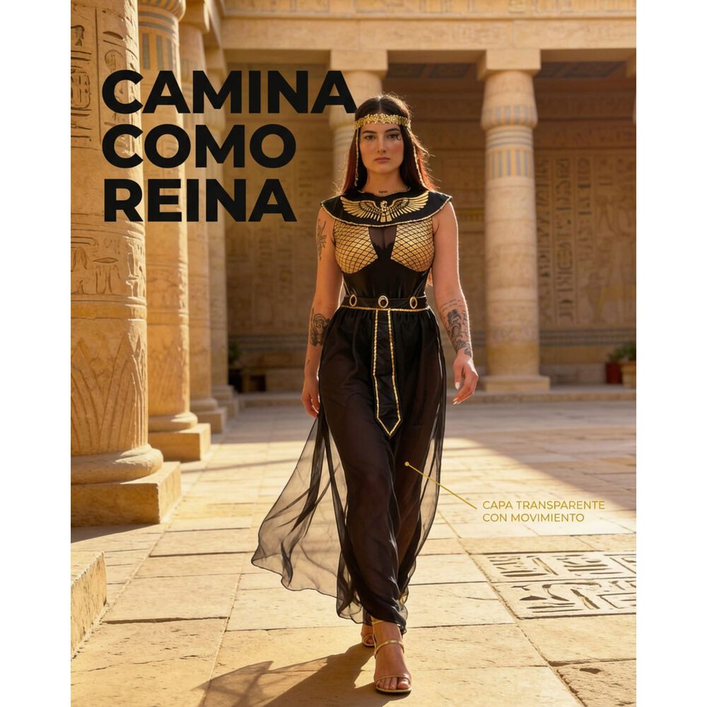 Disfraz De Mujer Faraona Egipcia Cleopatra Halloween image number 14.0