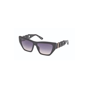 Lentes De Sol Negro Brillante Degrad&eacute; Guess