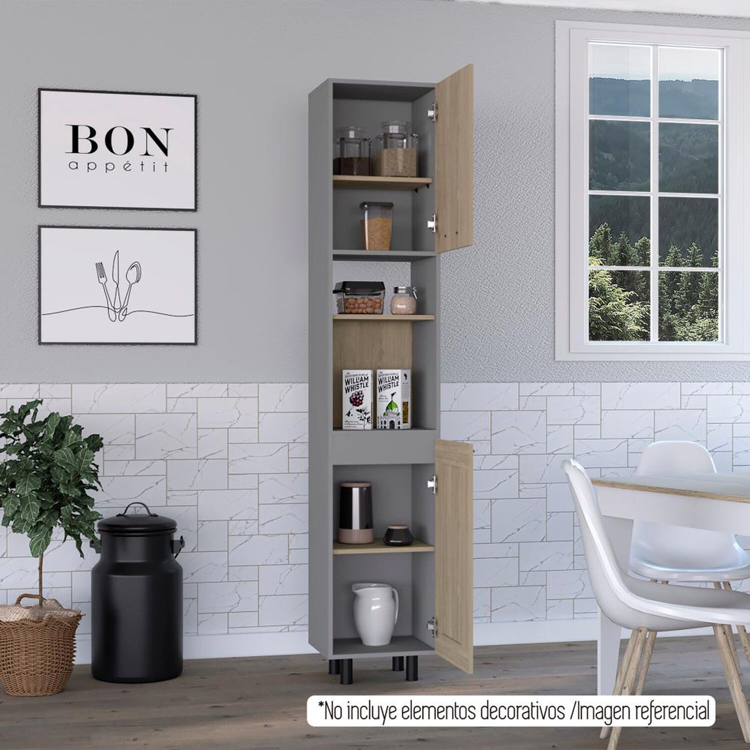 Muebles de Cocina Tuhome Hasselt / 2 Puertas image number 5.0