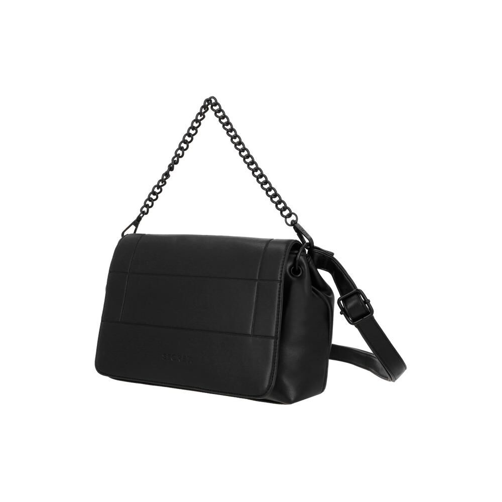 Bandolera Secret Burgas Sc6 M Negro image number 1.0