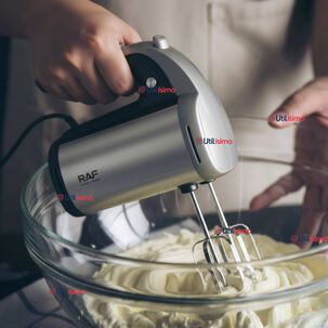 Batidora Electrica 5 Velocidades De Mano Raf Acero Inoxidable Mutifuncional Batidora Electrica 5 Velocidades De Mano Raf Acero Inoxidable Mutifuncional