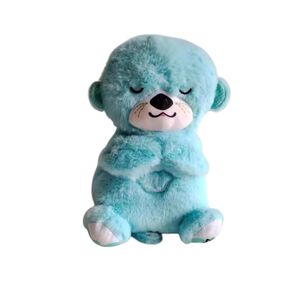 Peluche Nutria Respiraci&oacute;n Relajante Musical Con Luces Color