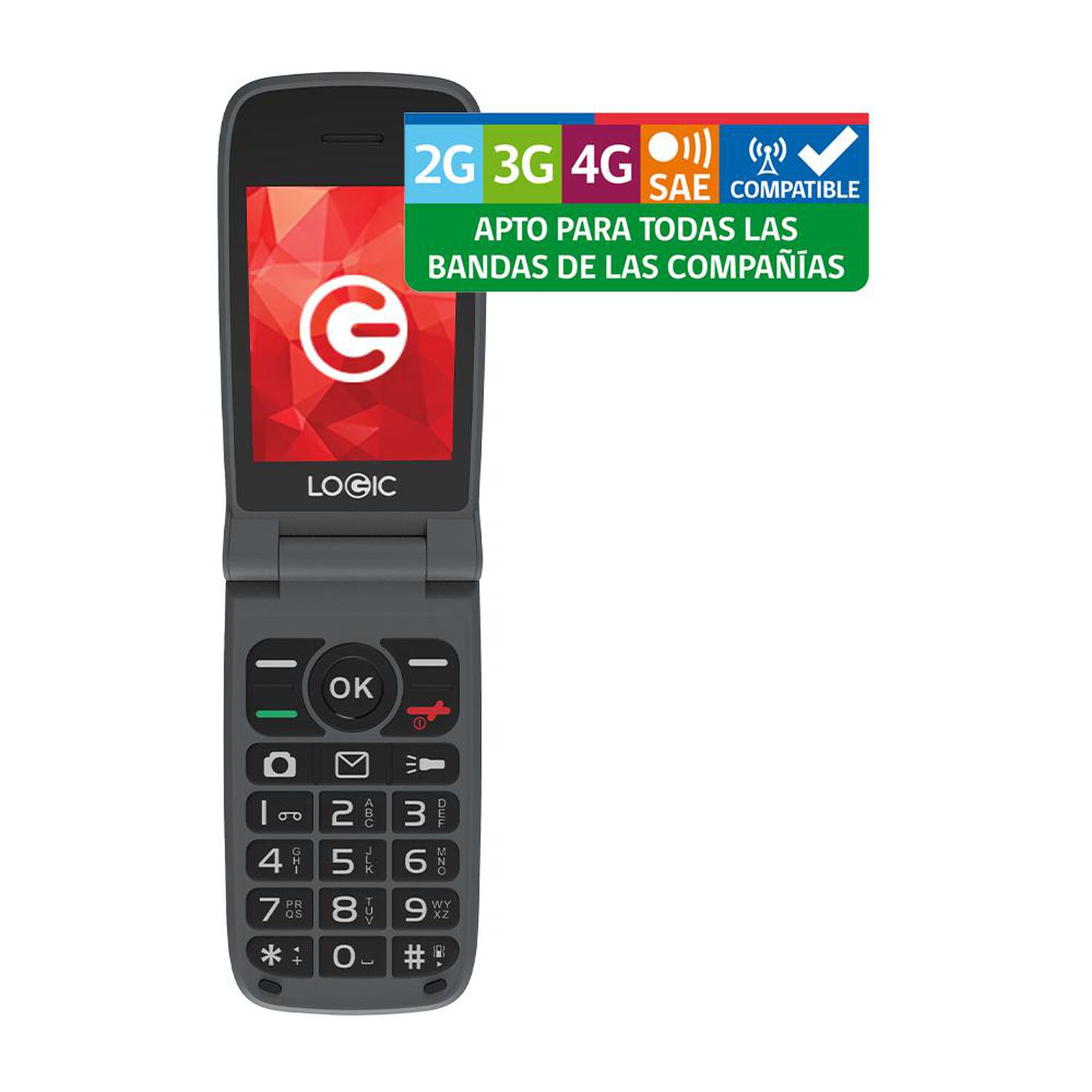Celular B&aacute;sico Logic F11l / 128 GB / Entel image number 7.0