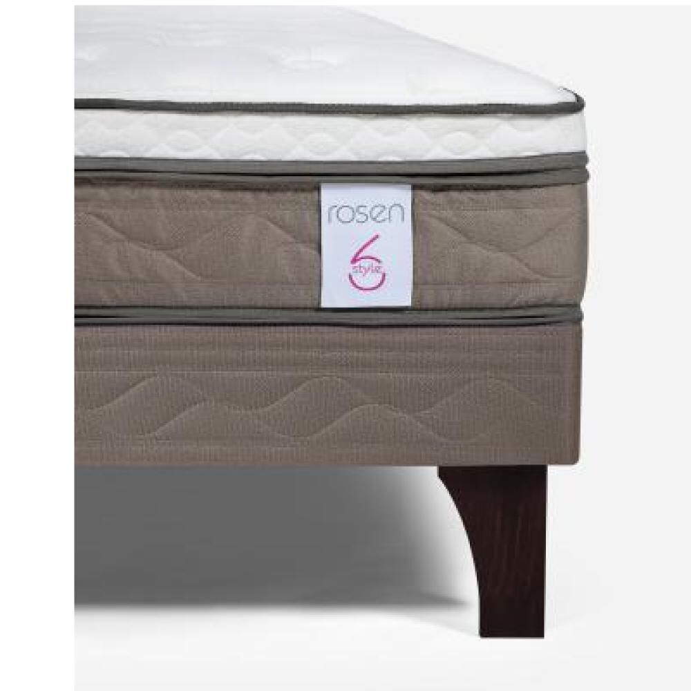 Cama Europea Rosen New Style 6 / 2 Plazas / Base Dividida image number 10.0