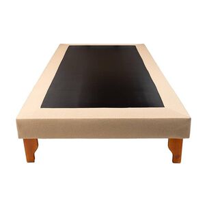 Base De Una Plaza Lino Beige
