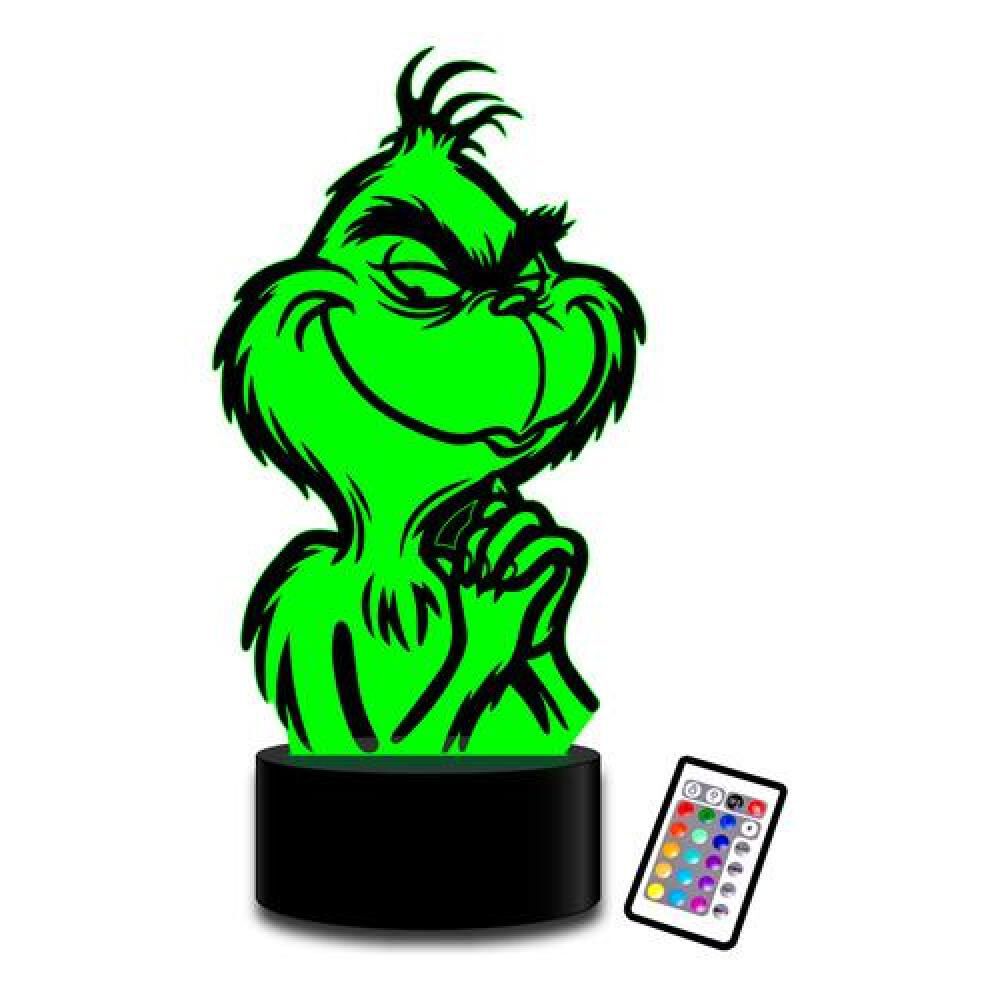 Lámpara Led 3d El Grinch Odia La Navidad image number 0.0