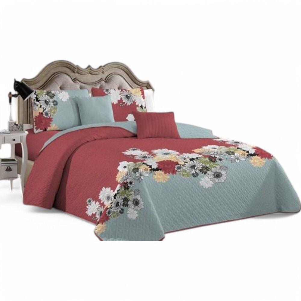 Cubrecama De Verano 2 Plazas Quilt + 2 Fundas De Almohada Cobertor Delgado Qvr2-42 image number 0.0