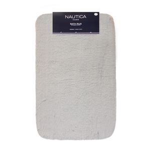 Alfombra De Ba&ntilde;o Nautica Home Ultra Suave 50x80cm Gris Claro