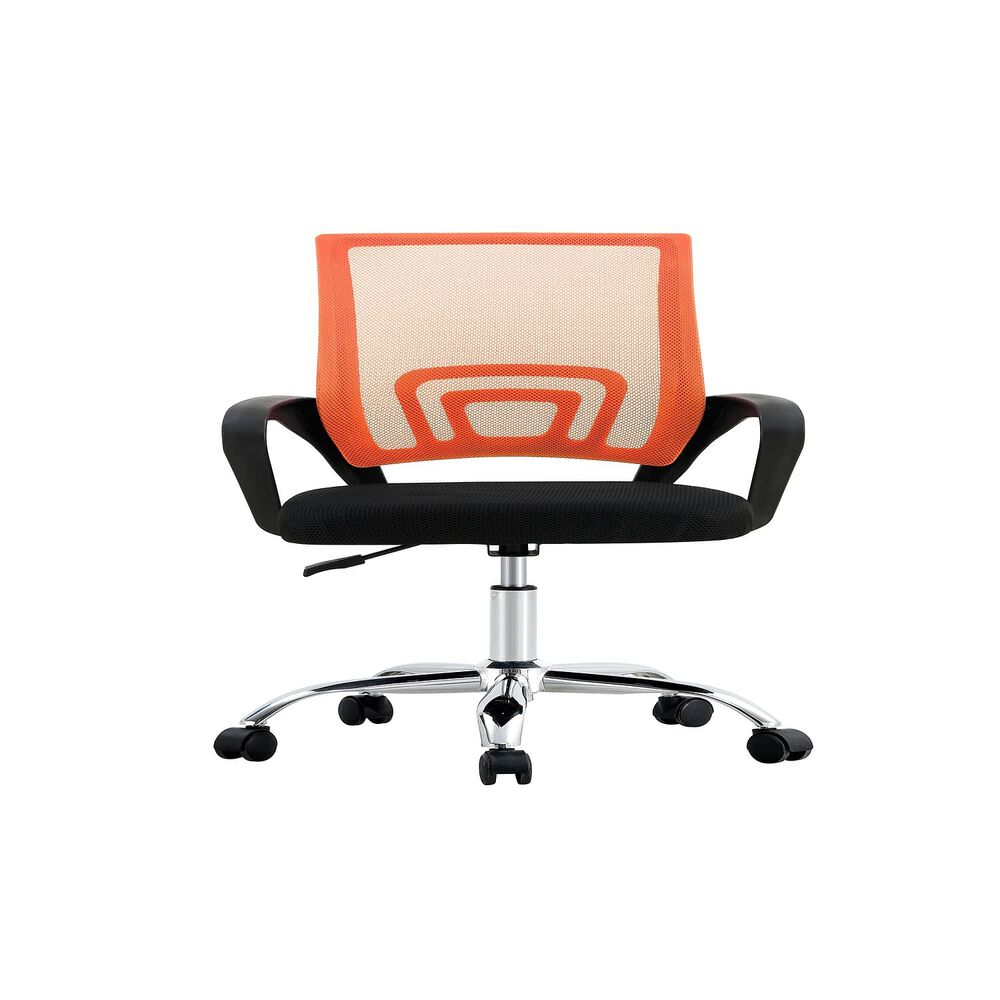 Silla De Oficina Ejecutiva Nueva York Ergonomica Respaldo Malla Naranja Bm-520mo Arthome image number 1.0