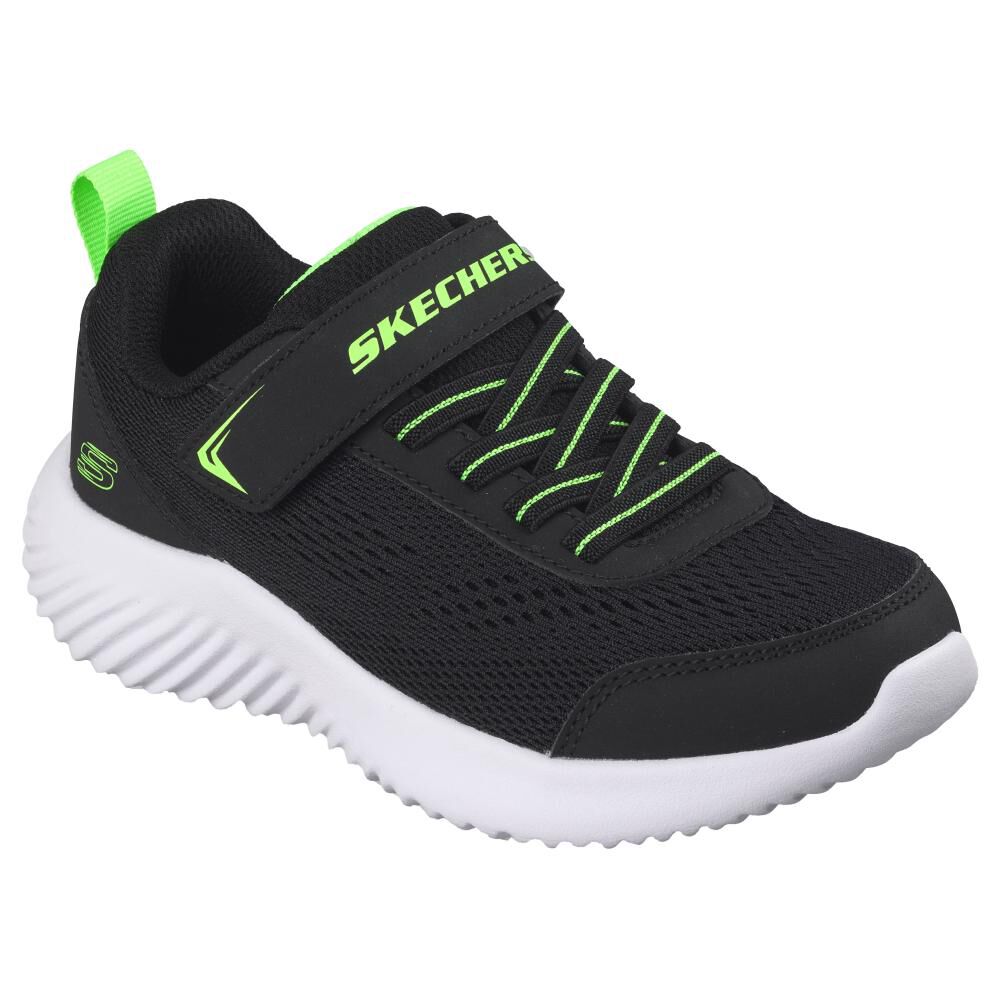 Zapatilla Infantil Ni&ntilde;o Skechers Bounder-quantarun Blk image number 4.0