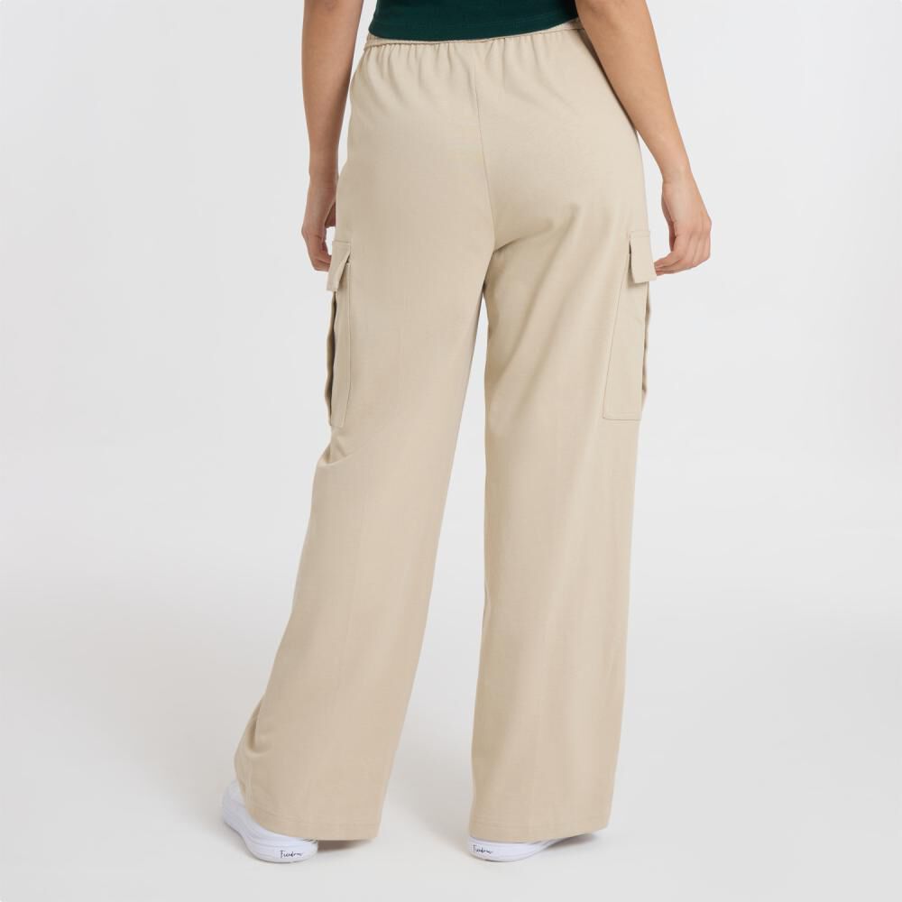 Pantalón De Buzo Tiro Medio Cargo Mujer Freedom image number 3.0