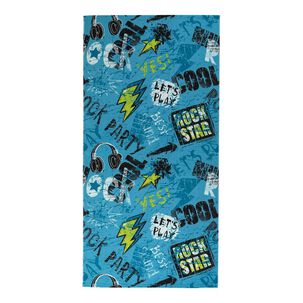 Toalla Playa Infantil Casaideal Rock / 75 X 150 Cm