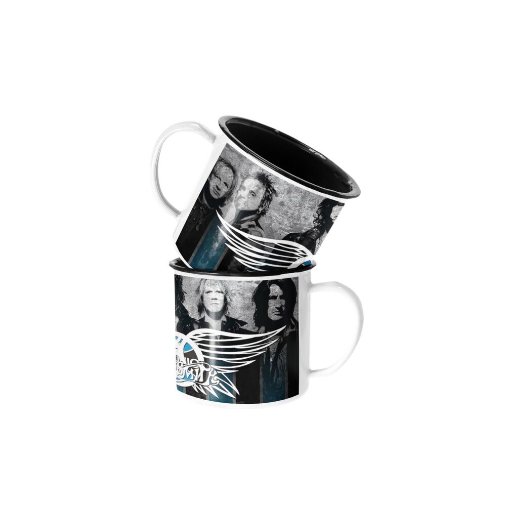Taza Enlozada Lechera Aerosmith Bandas De Rock image number 0.0