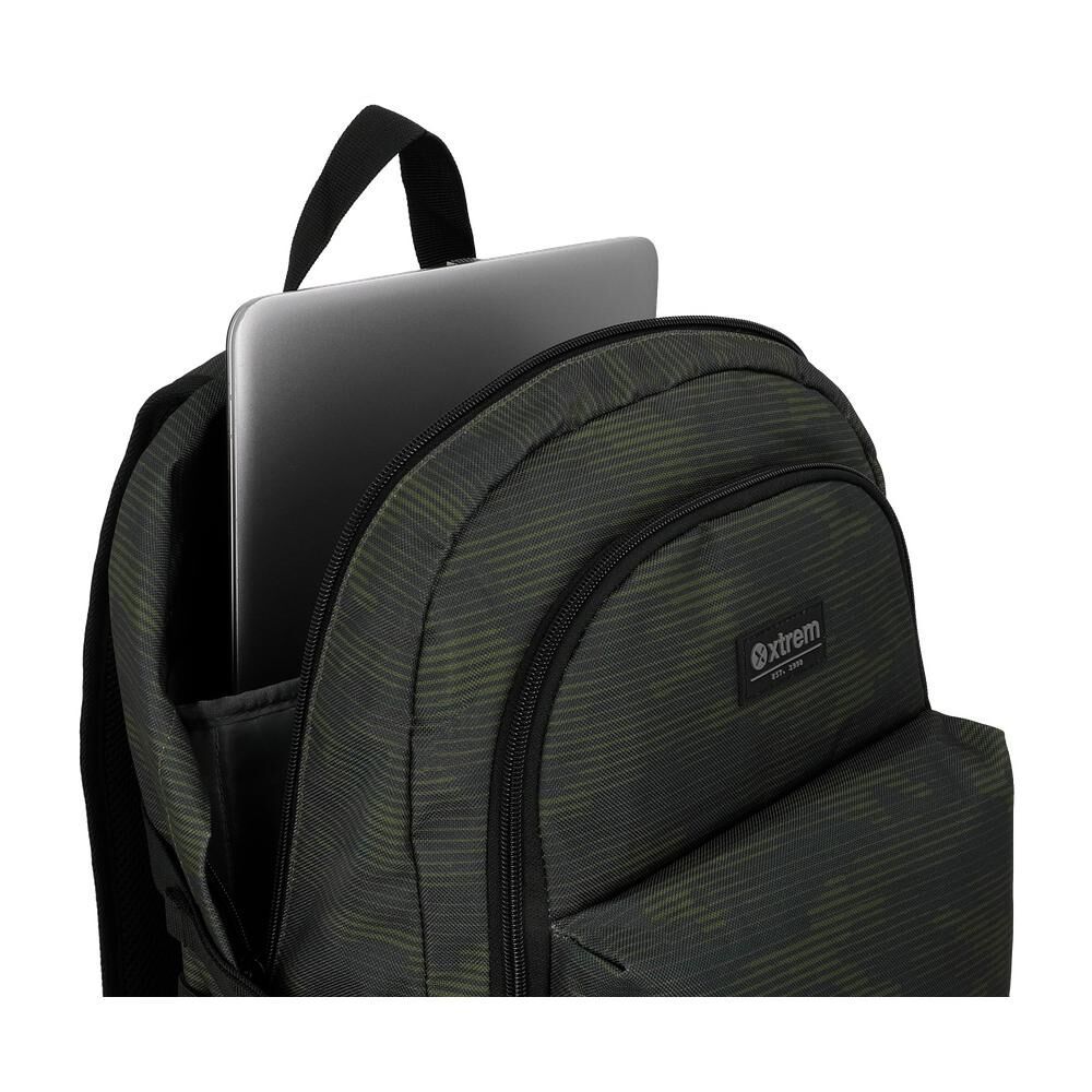 Mochila Notebook Xtrem Newbury 6xt Verde Militar 15" image number 8.0