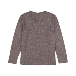 Sweater Melange Manga Larga Cuello Redondo Mujer Lesage