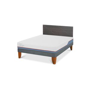 Cama Europea Cic Excellence Plus / 2 Plazas / Base Normal + Respaldo