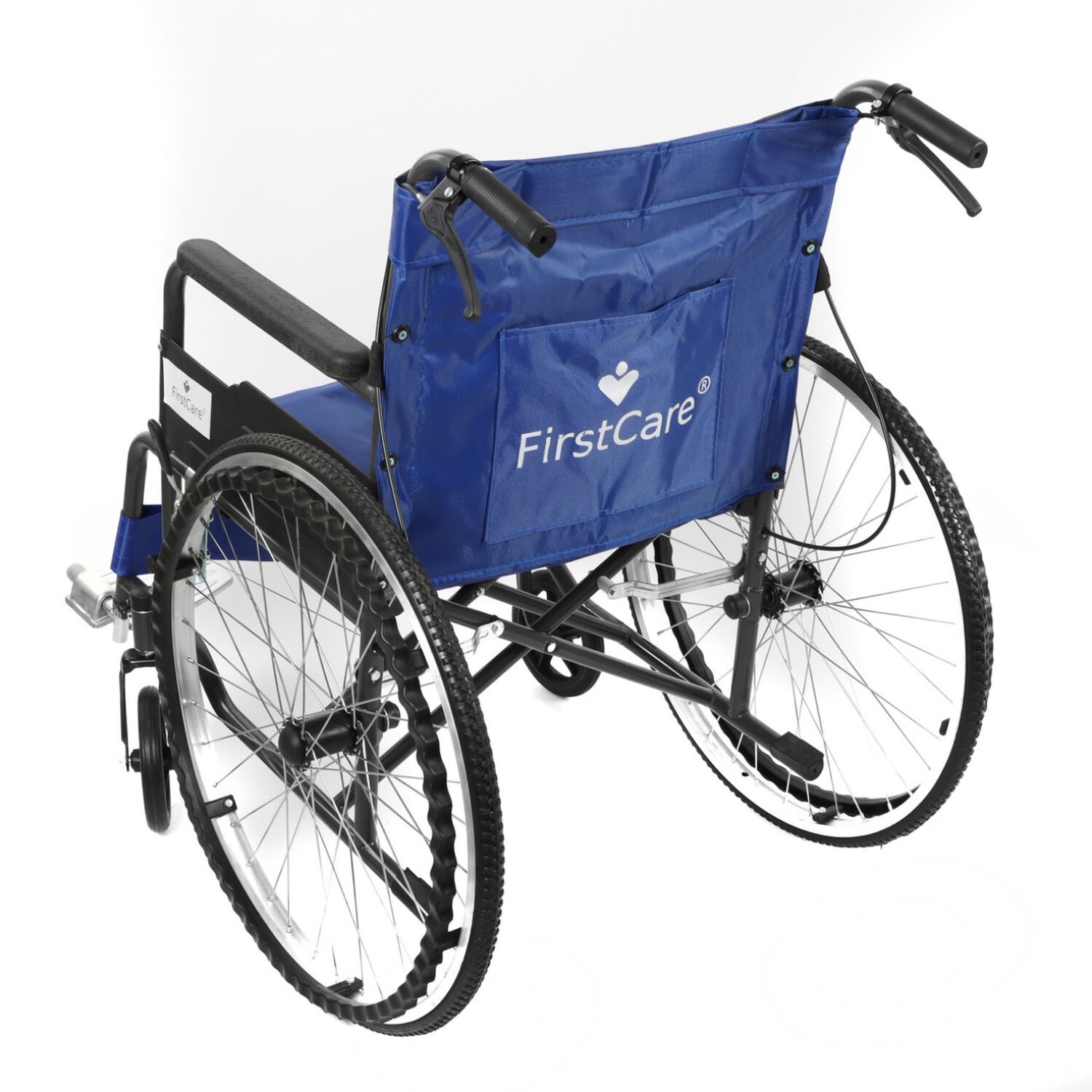 Silla De Ruedas Standard Plegable Azul image number 3.0