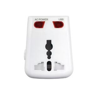 Adaptador Enchufe Universal Para Viajes 110/220v Puertos Usb