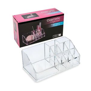 Organizador Maquillaje Acr&iacute;lico Transparente Compartimentos Tocador
