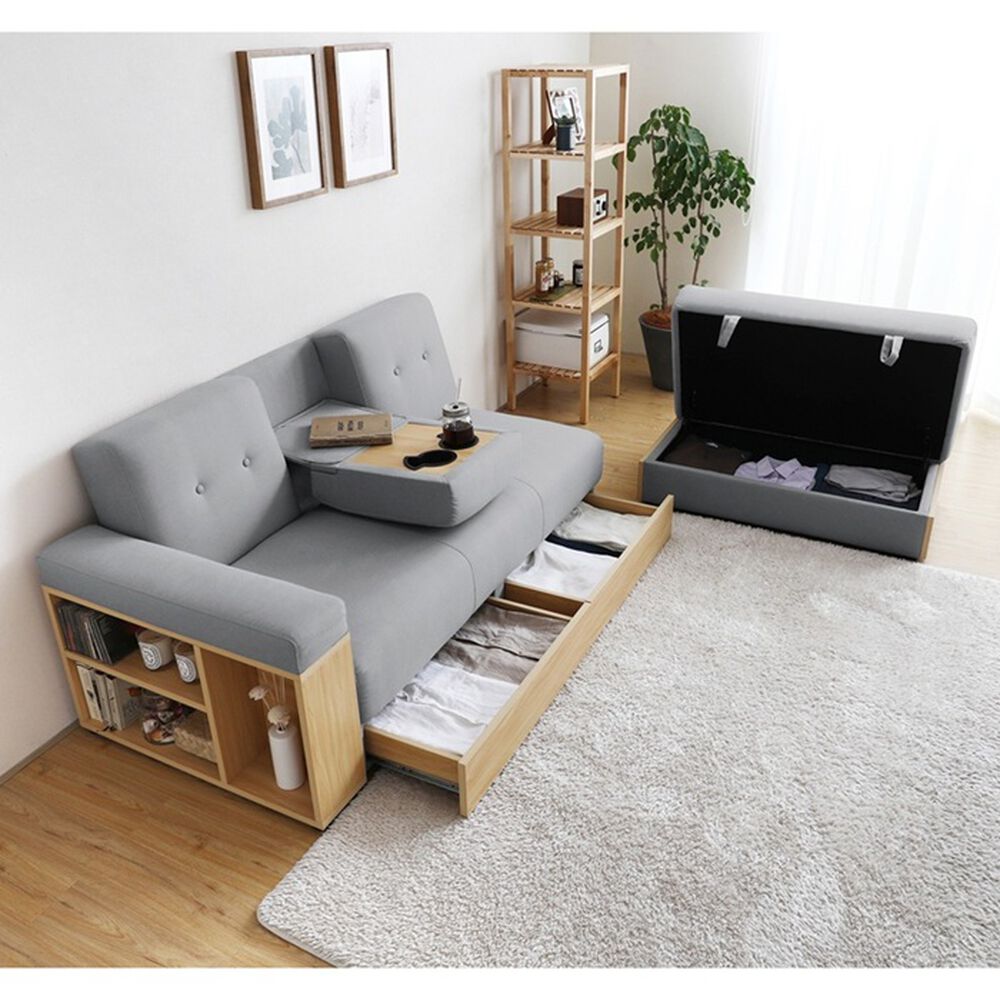 Sofá Cama Modular Alaska Gris 3 Cuerpos image number 6.0