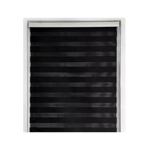 Cortina Roller D&uacute;o Zebra Negra 60x220 Cm