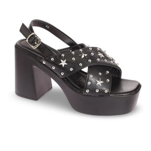 Sandalia Tac&oacute;n Negro V&iacute;a Franca Art. 5k6black