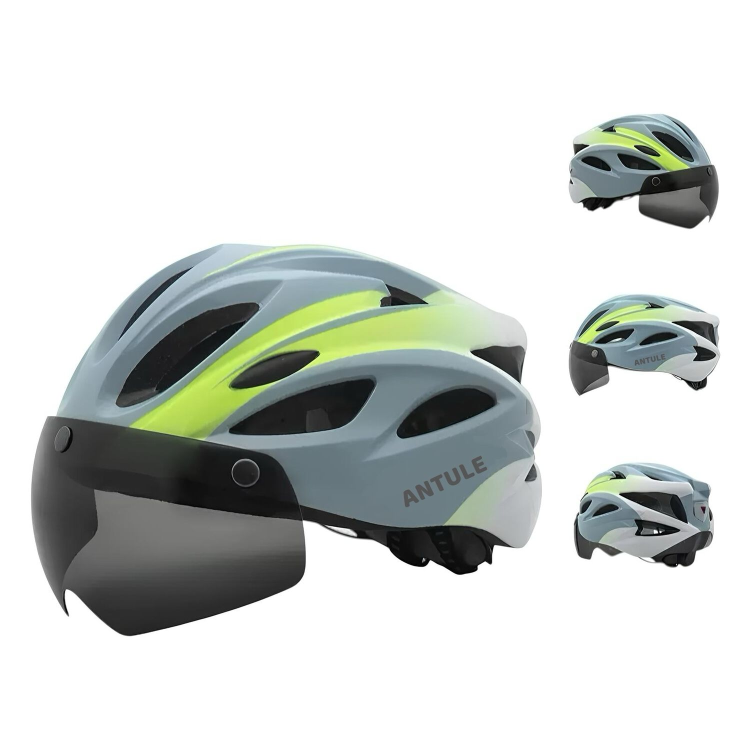 Casco Bicicleta Adulto Con Visera Magn&eacute;tica Azul Rs Antule image number 0.0