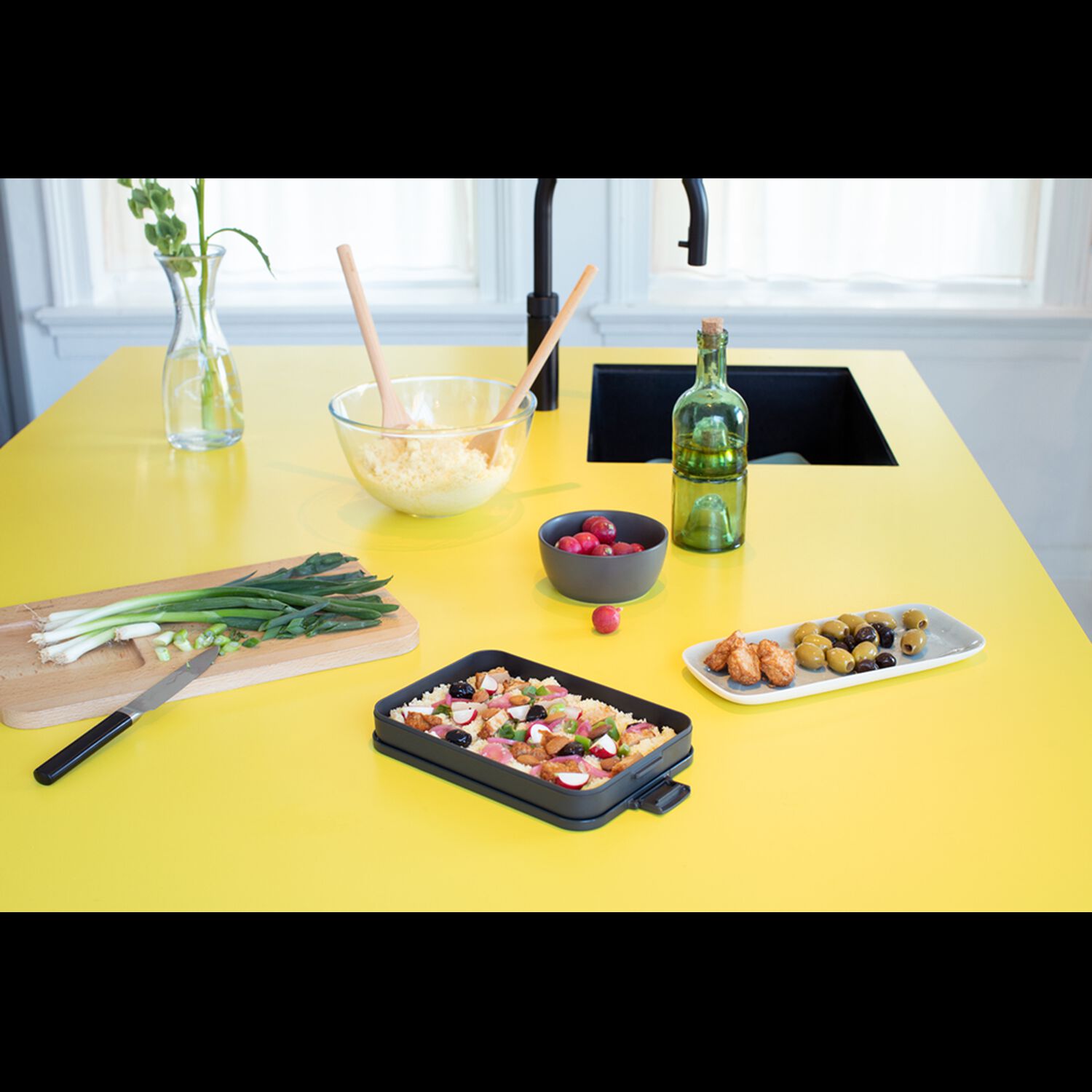 Contenedor Para Almuerzo Make & Take Plano Dark Grey image number 4.0
