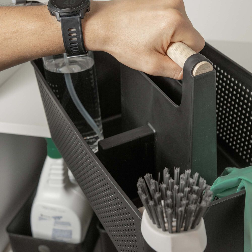 Organizador Productos Limpieza Flow Negro image number 4.0