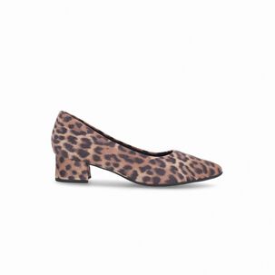 Zapato Mujer Nude/animal Print Taci Piccadilly