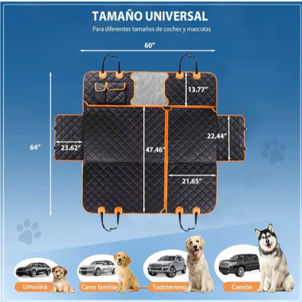 Funda Cubre Asiento Auto Mascotas image number 1.0