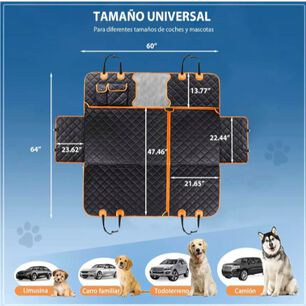 Funda Cubre Asiento Auto Mascotas
