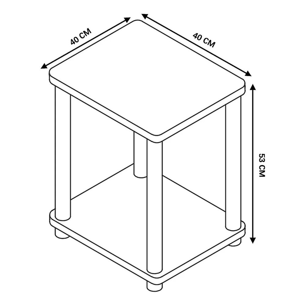 Mesa Centro Minimalista Madera Almacenamiento Espacio Reducido image number 1.0