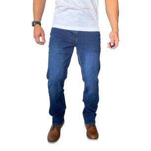 Jeans Elasticados Straight Fit Semirectos