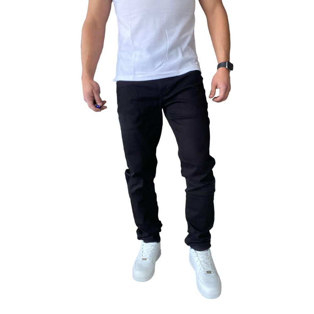 Pantal&oacute;n Tela Elasticado Slim Fit Colores image number 3.0