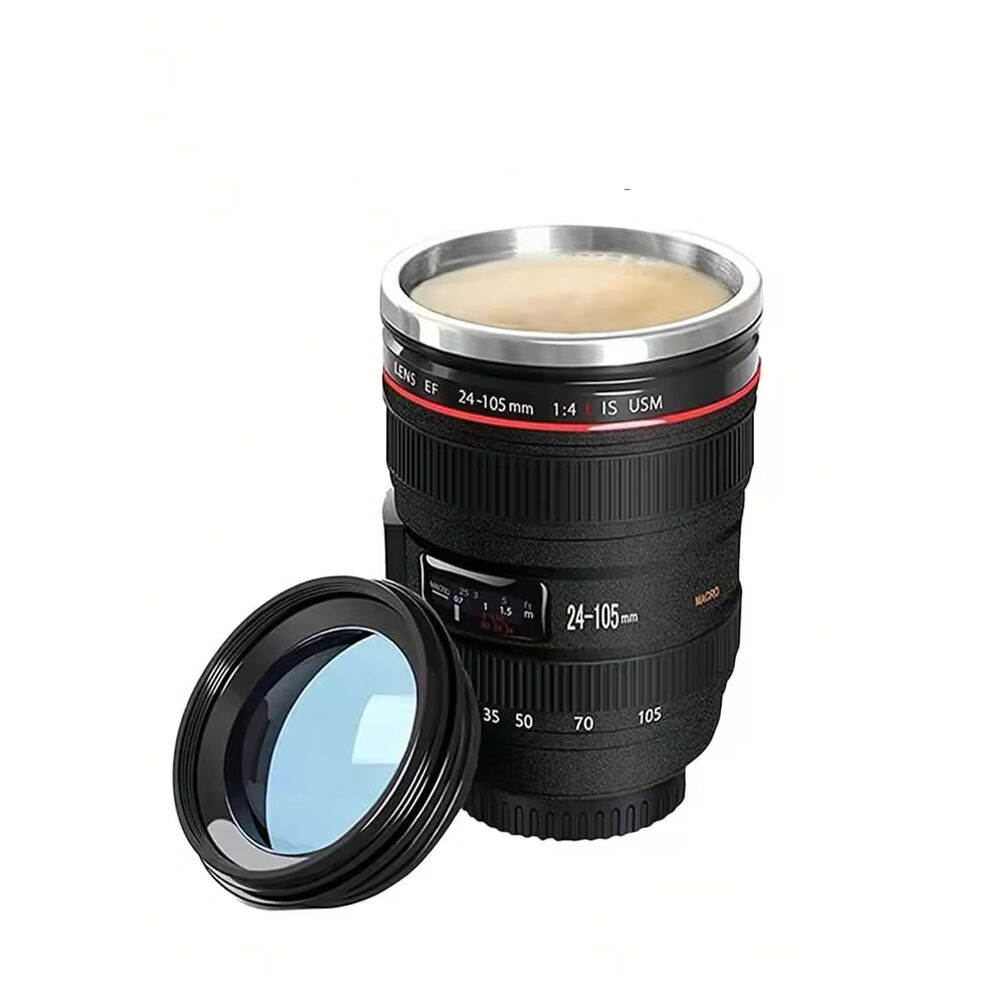 Taza Mug Lente Cámara Acero Inoxidable image number 2.0