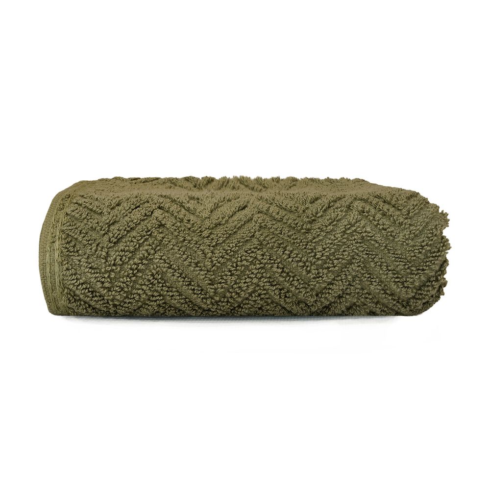 Toalla De Cara Vis Nautica 100% Algod&oacute;n 30x50cm Pieles Sensibles Verde image number 2.0