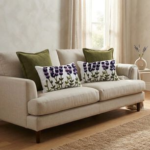 Set De 4 Cojines Decorativos Jard&iacute;n Lavanda Ros&eacute;
