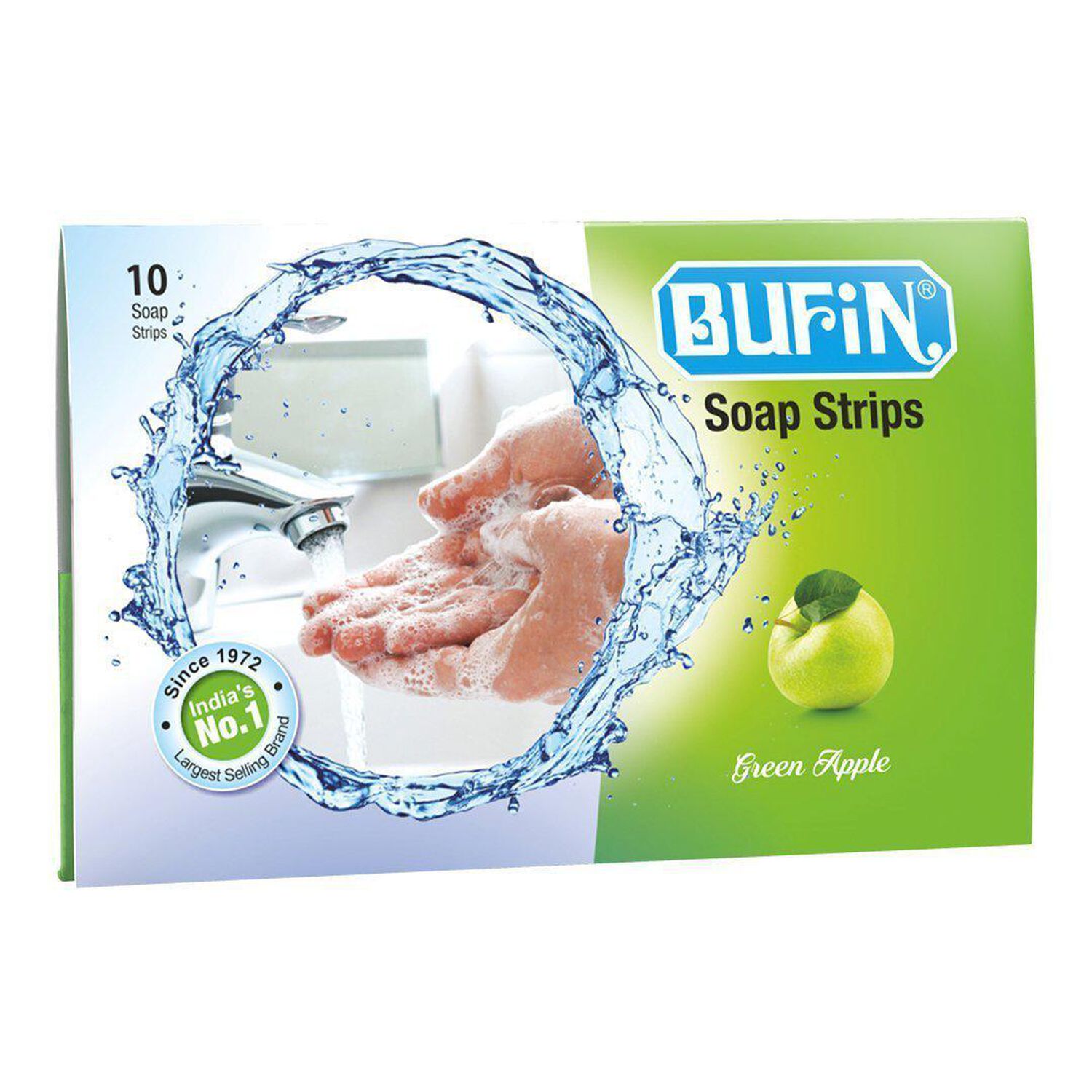 10 L&aacute;minas De Jab&oacute;n Premium Green Apple X 5 (50 L&aacute;minas) image number 0.0