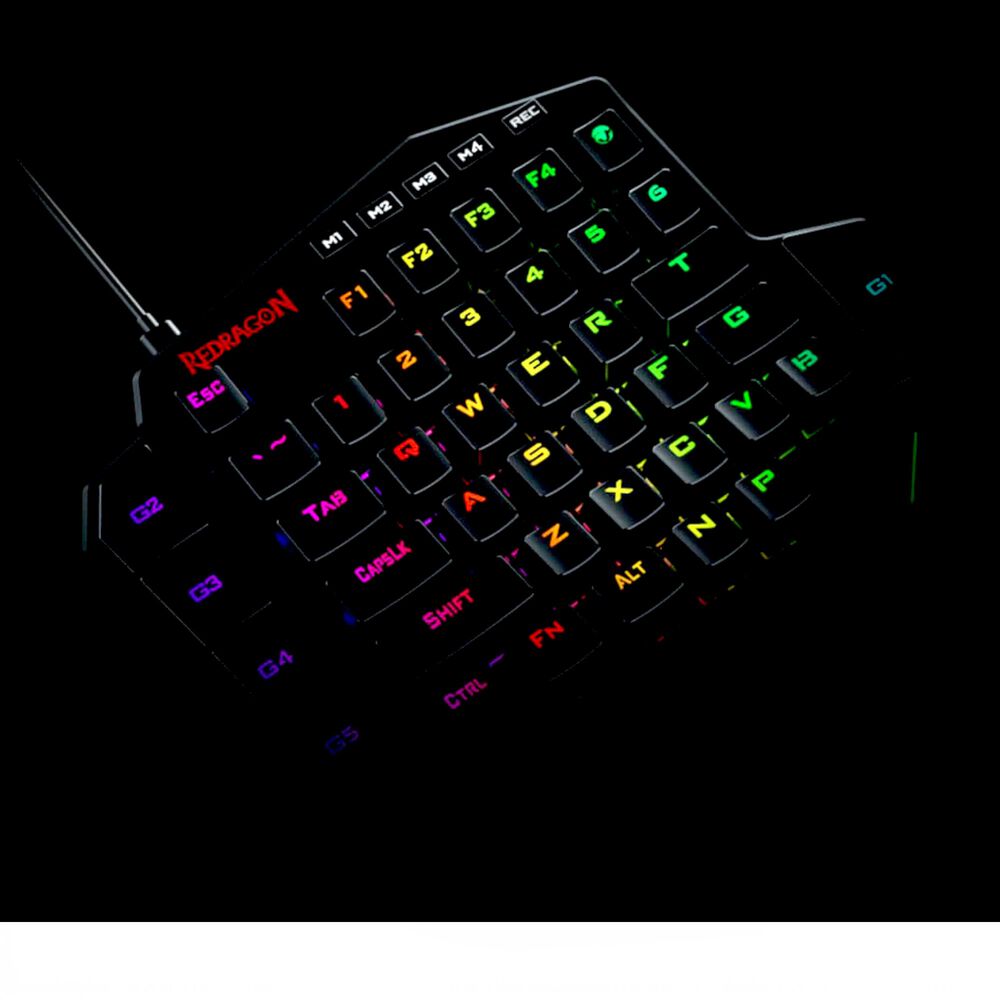 Teclado Redragon Mec&aacute;nico De Una Mano Diti K585 Full Rgb image number 9.0