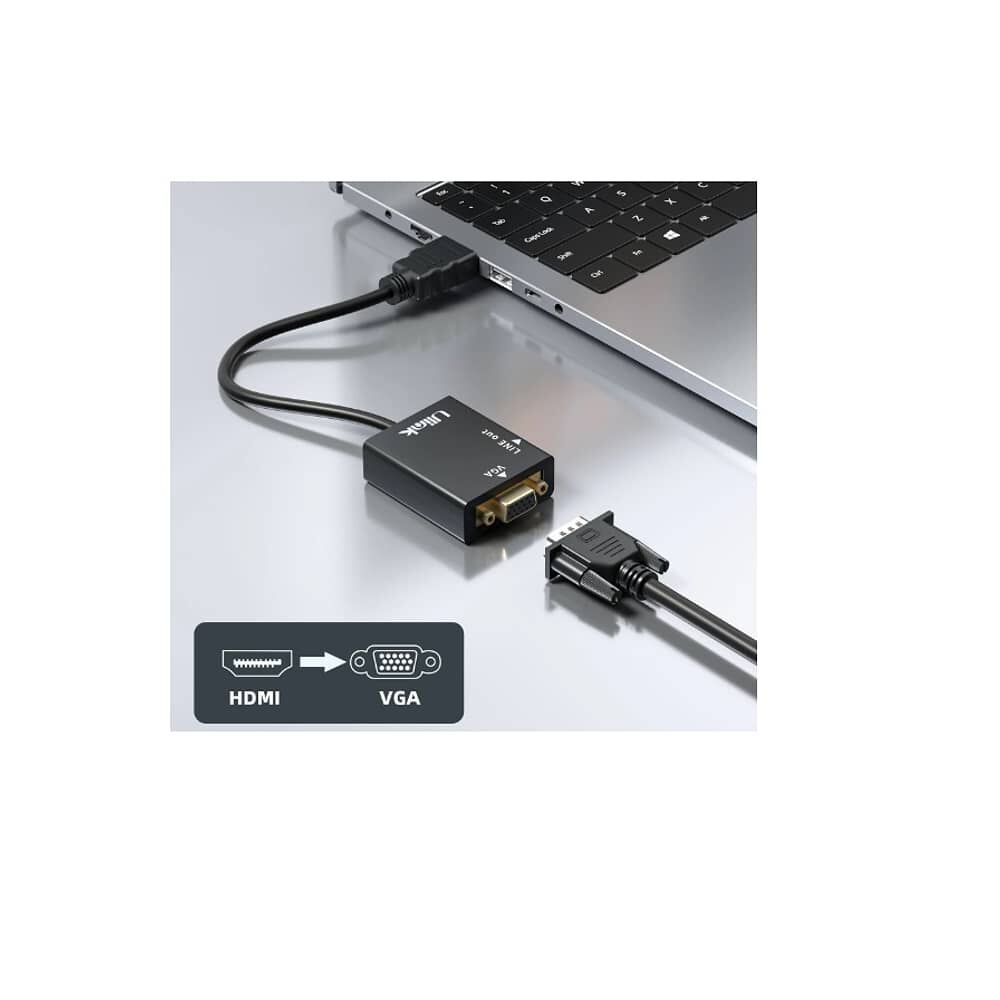 Adaptador Conversor Hdmi A Vga + Audio Portable Ulink Ul-cv3500 image number 2.0