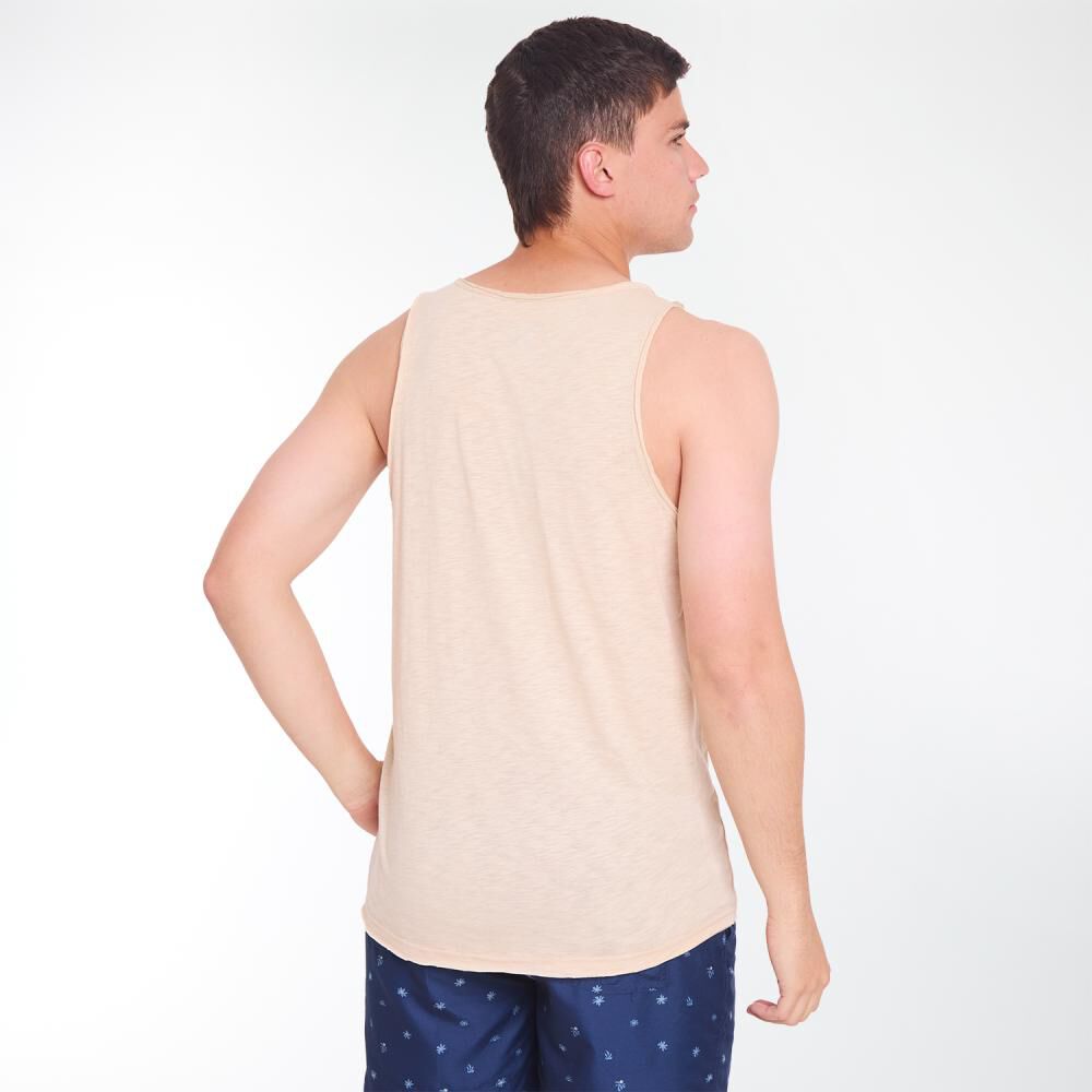 Polera Lisa Sin Mangas Cuello Redondo Hombre Ocean Pacific image number 3.0