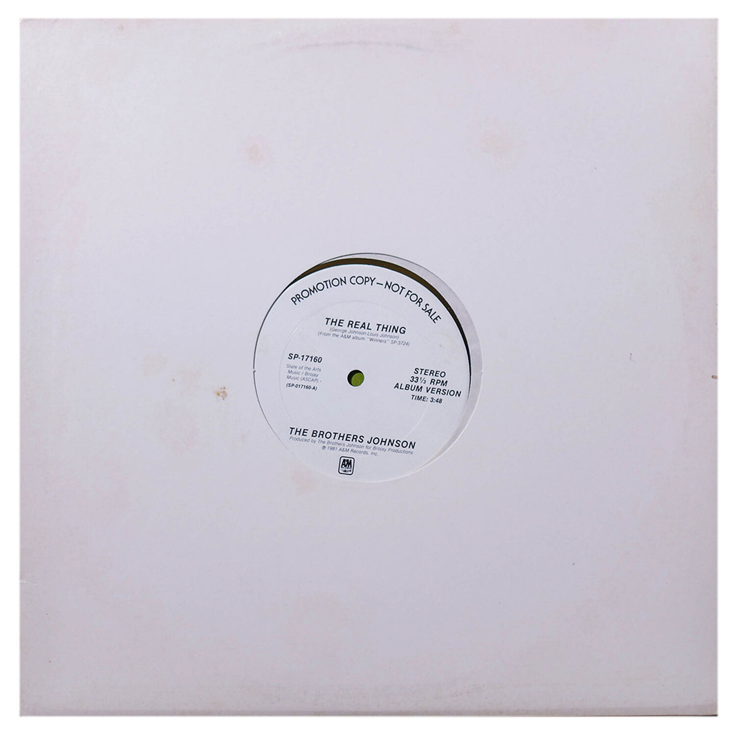 The Brothers Johnson - The Real Thing| 12" Maxi Single Usado image number 1.0