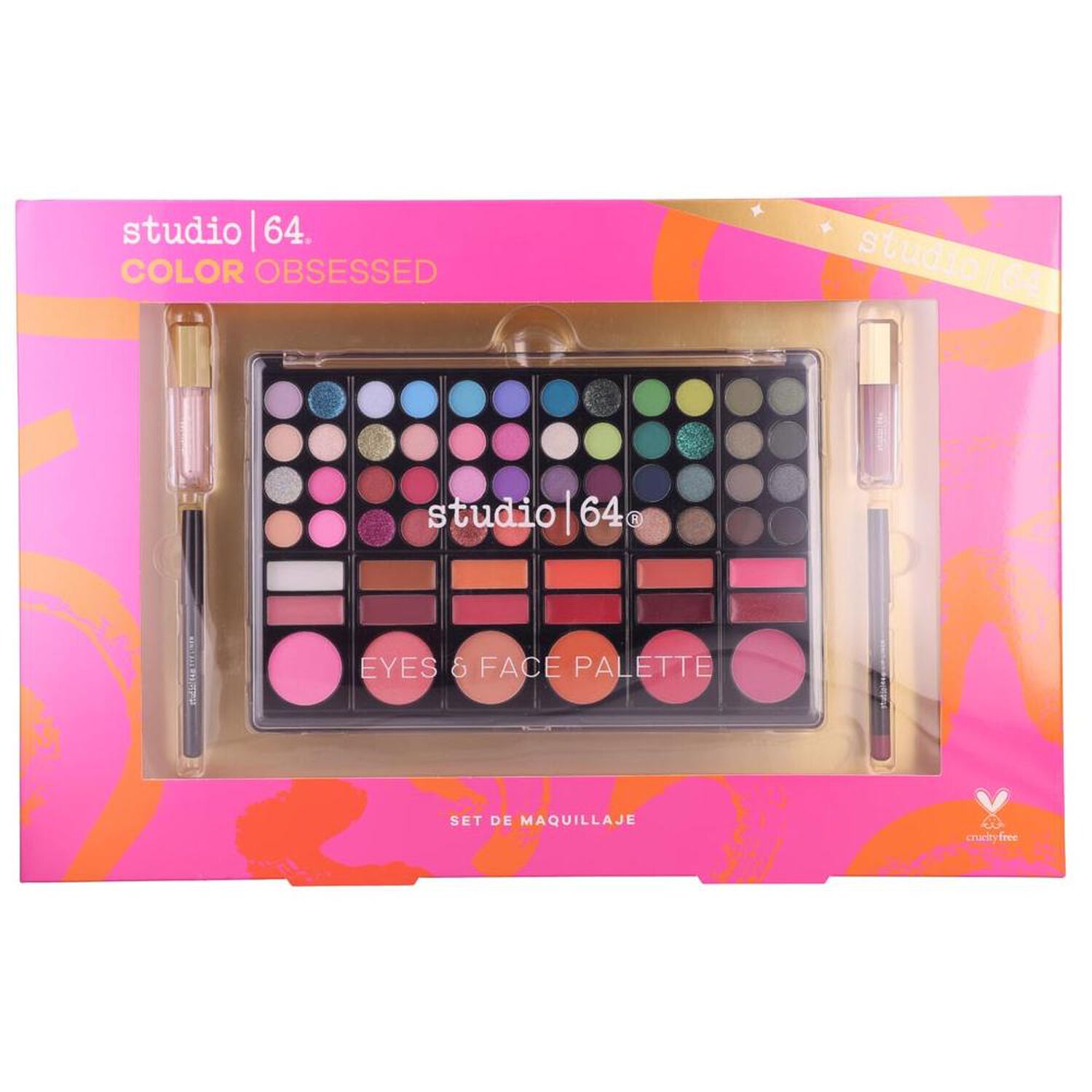 Set De Maquillaje Color Obsessed Studio 64 image number 0.0