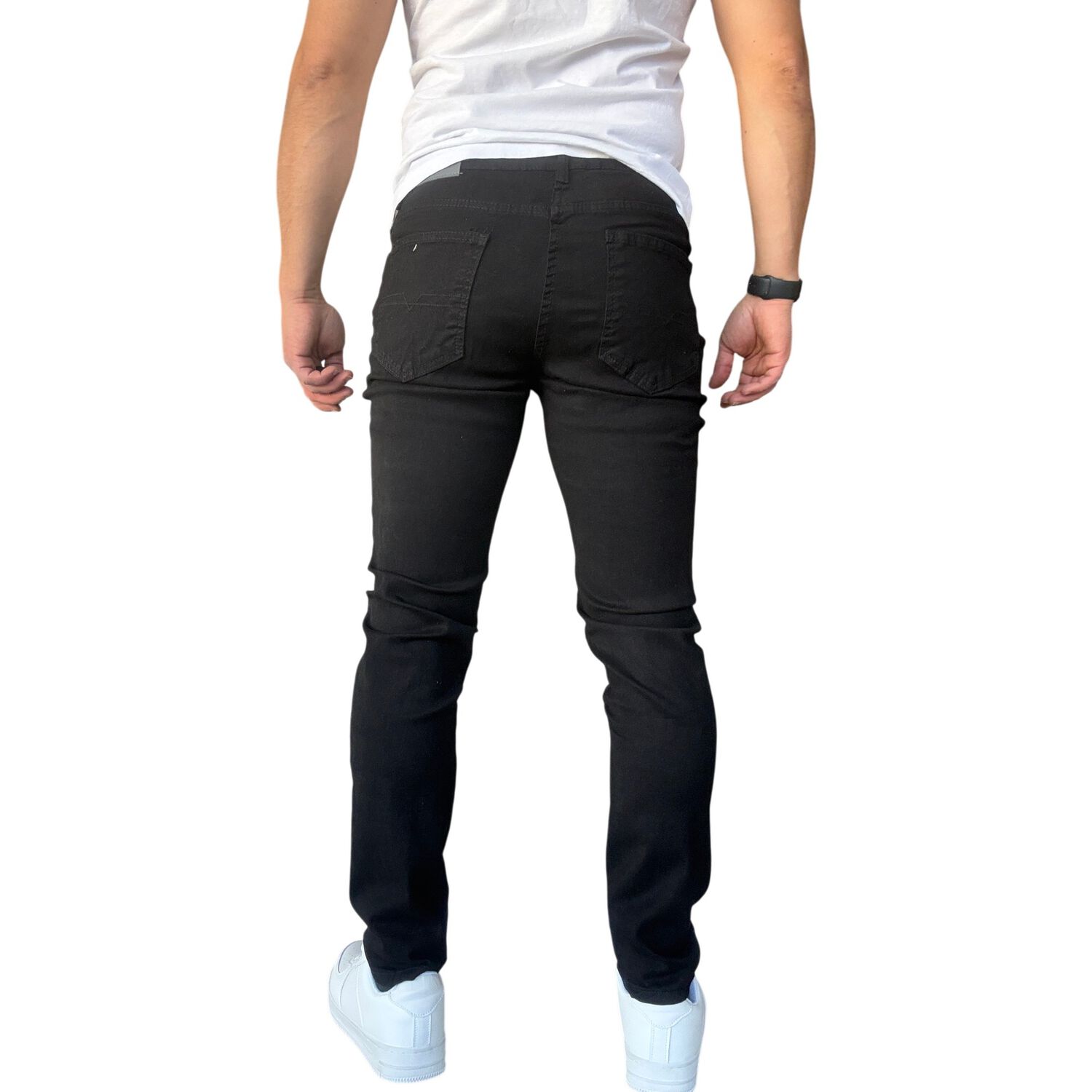 Jeans Slim Fit Negro image number 7.0