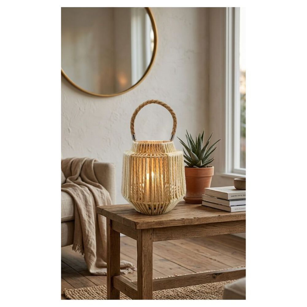 Farol Porta Vela Rustico Boho Decoracion Hogar Terraza image number 1.0