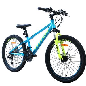 Bicicleta Totem Mtb Aro 24 Modelo Atlantis Azul Camaleon