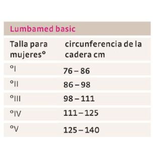 Faja Lumbar Lumbamed Basic Para Mujer - Talla I-blunding