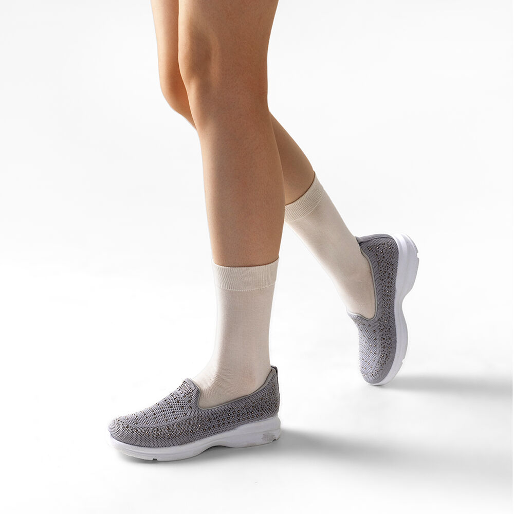 Zapatilla Casual Mujer Slip On Con Pedrería Weide Tfa203 image number 3.0